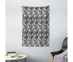 Vintage Lace Style Gothic Tapestry