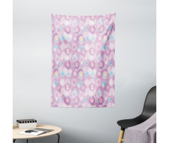 Vibrant Color Bubbles Tapestry