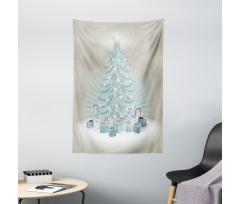 Xmas Tree Presents Tapestry