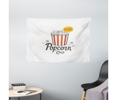 Sketch Popcorn Wide Tapestry