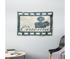 Grunge Poster Art Wide Tapestry