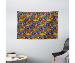 Tropicana Vibes Botany Wide Tapestry