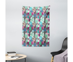 Hawaiian Blossom Plants Tapestry