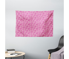 Abstract Animal Skin Wide Tapestry