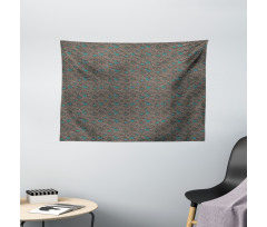 Eastern Lines Swirls Wide Tapestry