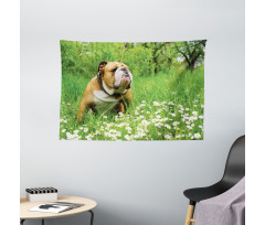 Blossom Daisies Wide Tapestry