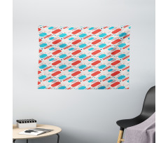 Lines and Stripes Wide Tapestry