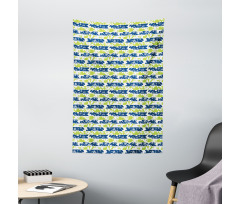 Nature Bloom Silhouette Tapestry