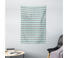 Vintage Line Design Tapestry