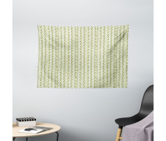 Green and Grey Shades Wide Tapestry