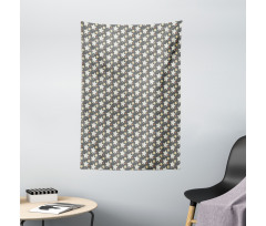 Big Little Abstract Stars Tapestry