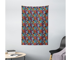 Aloha Style Scroll Tapestry