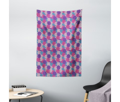 Tribal Flowers Tapestry