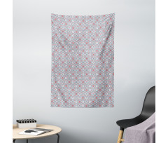 Abstract Blooming Leaves Tapestry