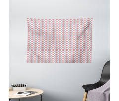 Rhombus Style Petals Wide Tapestry