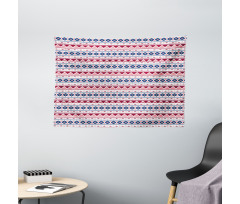 Pattern Triangles Wide Tapestry