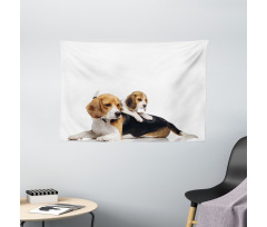 Family Mother Baby Wide Tapestry