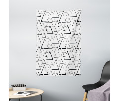 Monochrome Triangles Tapestry