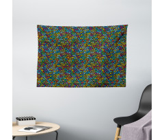 Geometrical Mosaic Wide Tapestry