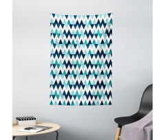 Modern Zig Zag Tapestry