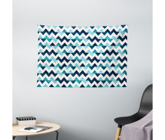 Modern Zig Zag Wide Tapestry