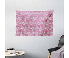 Pastel Nature Design Wide Tapestry