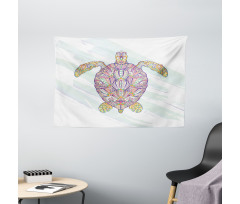 Shell of a Turtle Wide Tapestry