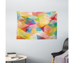 Polygonal Arrangement Wide Tapestry