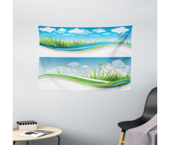 Fresh Summer Fields Eco Wide Tapestry