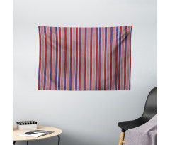 Vertical Barcode Lines Wide Tapestry