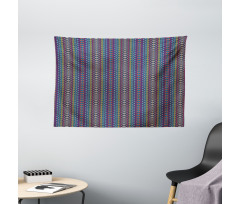 Triangles and Chevrons Wide Tapestry