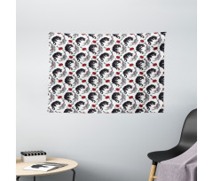 Tigers Passion Theme Wide Tapestry