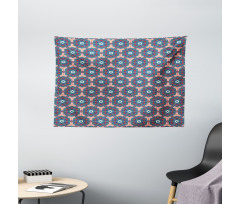 Hexagonal Tiles Wide Tapestry