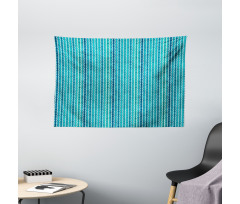 Wavy Stripe Pattern Wide Tapestry