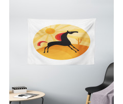 Abstract Animal Desert Wide Tapestry