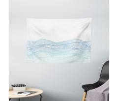 Abstract Seascape Wide Tapestry