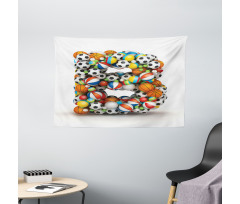 Game Athletism Theme Wide Tapestry