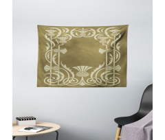 Pineapple Border Wide Tapestry
