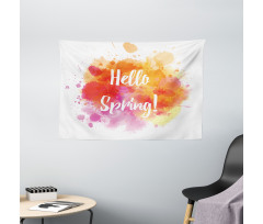 Hello Spring Wide Tapestry