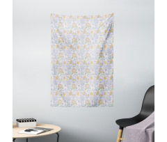 Doodle Nature Scroll Tapestry