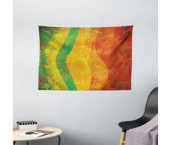 Deciduous Tree Leaves Wide Tapestry