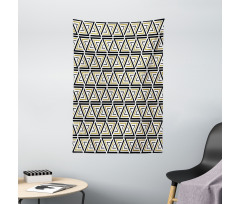 Angled Stripes Mosaic Tapestry