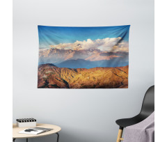 European Mountains Wide Tapestry
