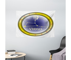 Constellation Sign Wide Tapestry