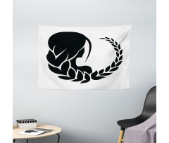 Woman Virgo Hairdo Wide Tapestry