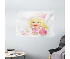 Princess Baby Wide Tapestry