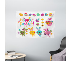 Spring Season Holiday Wide Tapestry