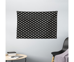 Donut Shapes Wide Tapestry