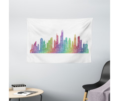 Abstract Scene Wide Tapestry