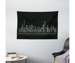 Abstract Town Wide Tapestry